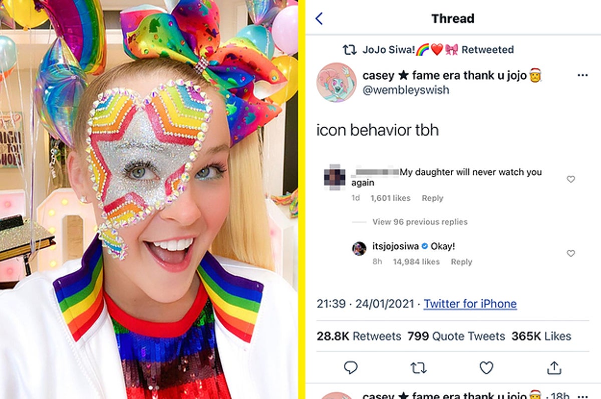 Jojo Siwa Responds To Homophobic Commenter After Coming Out