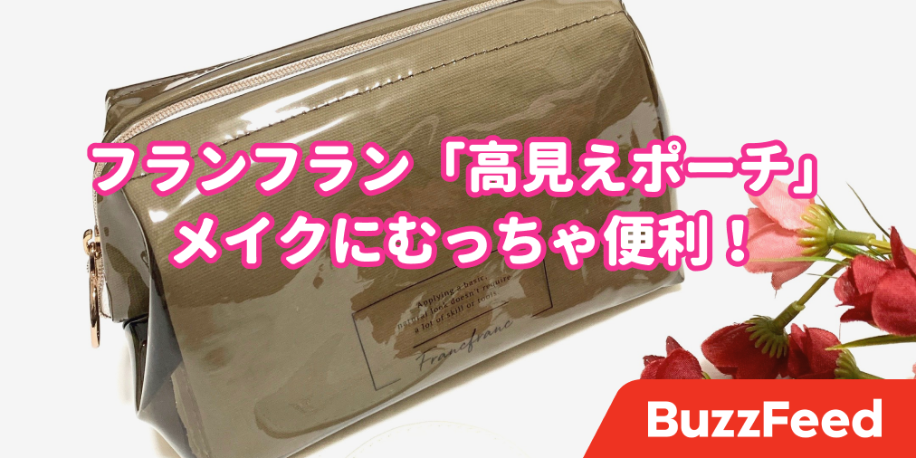 理想のアイテム見つけた フランフランの メイクポーチ は可愛いうえに使いやすいんです 理想のアイテム見つけた フランフランの メイクポーチ は可愛いうえに使いやすいんです