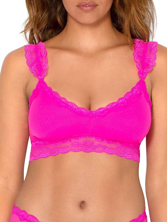 TRY ON HAUL Got two new cute bras AND they're PINK! @HSIA-Bra Go over