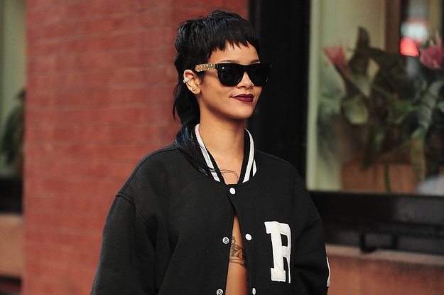 Rihanna is seen in Soho on September 8, 2013 in New York City.