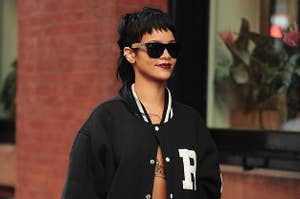 Rihanna is seen in Soho on September 8, 2013 in New York City.