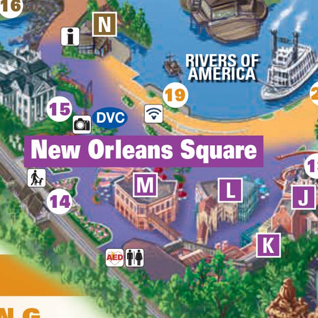 New Orleans Square Disneyland Map How Well Do You Know Disneyland Geography?