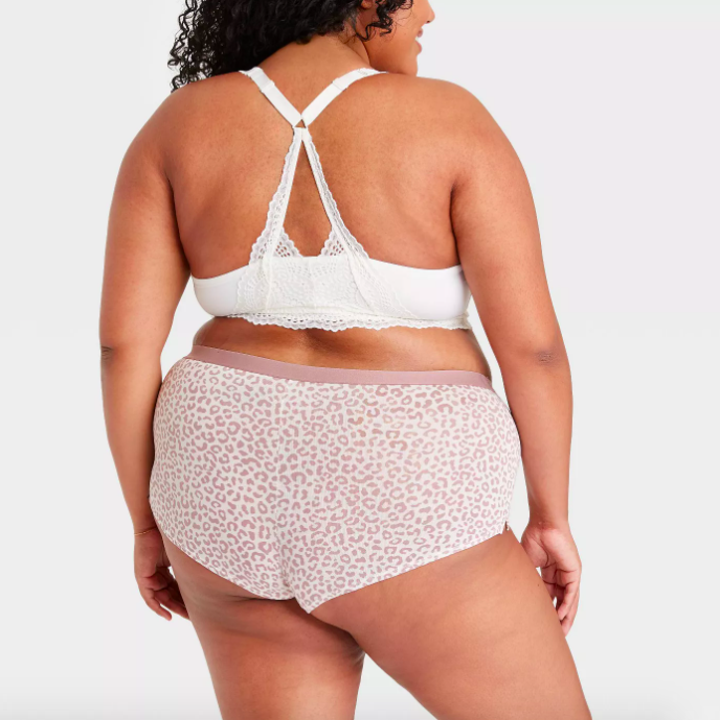 The back of the boyshorts