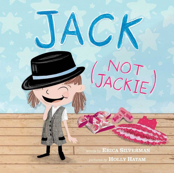 Jack on the cover wearing a vest and a top hat instead of a dress or ballet flats