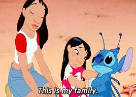 Stitch saying &quot;This is my family&quot; in Lilo &amp;amp; Stitch