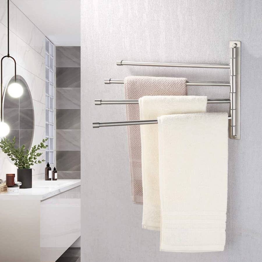  Bathroom Storage Cabinet Toilet Paper Storage for Small Bathroom  with Toilet Roll Holder,Toilet Paper Stand for Small Space,White/Bamboo by  AOJEZOR : Tools & Home Improvement
