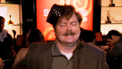 Nick Offerman as Ron Swanson in the show &quot;Parks and Recreation.&quot;
