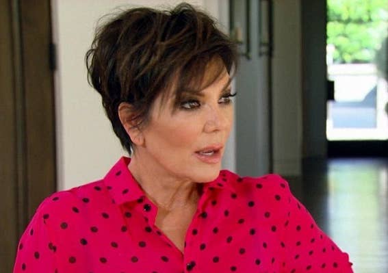 Another time when Kris Jenner looks caught off guard