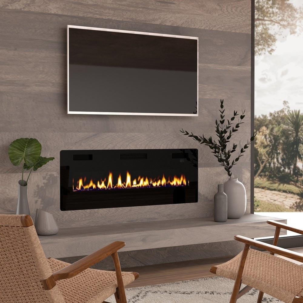 50-inch Ultra-thin Electric Fireplace Insert