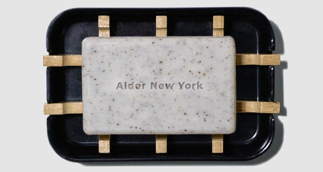 alder new york cleansing bar and soap dish