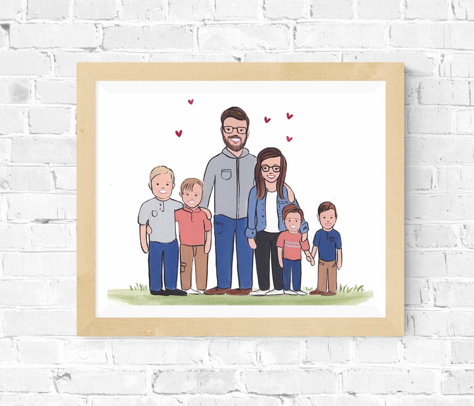 a portrait of a family