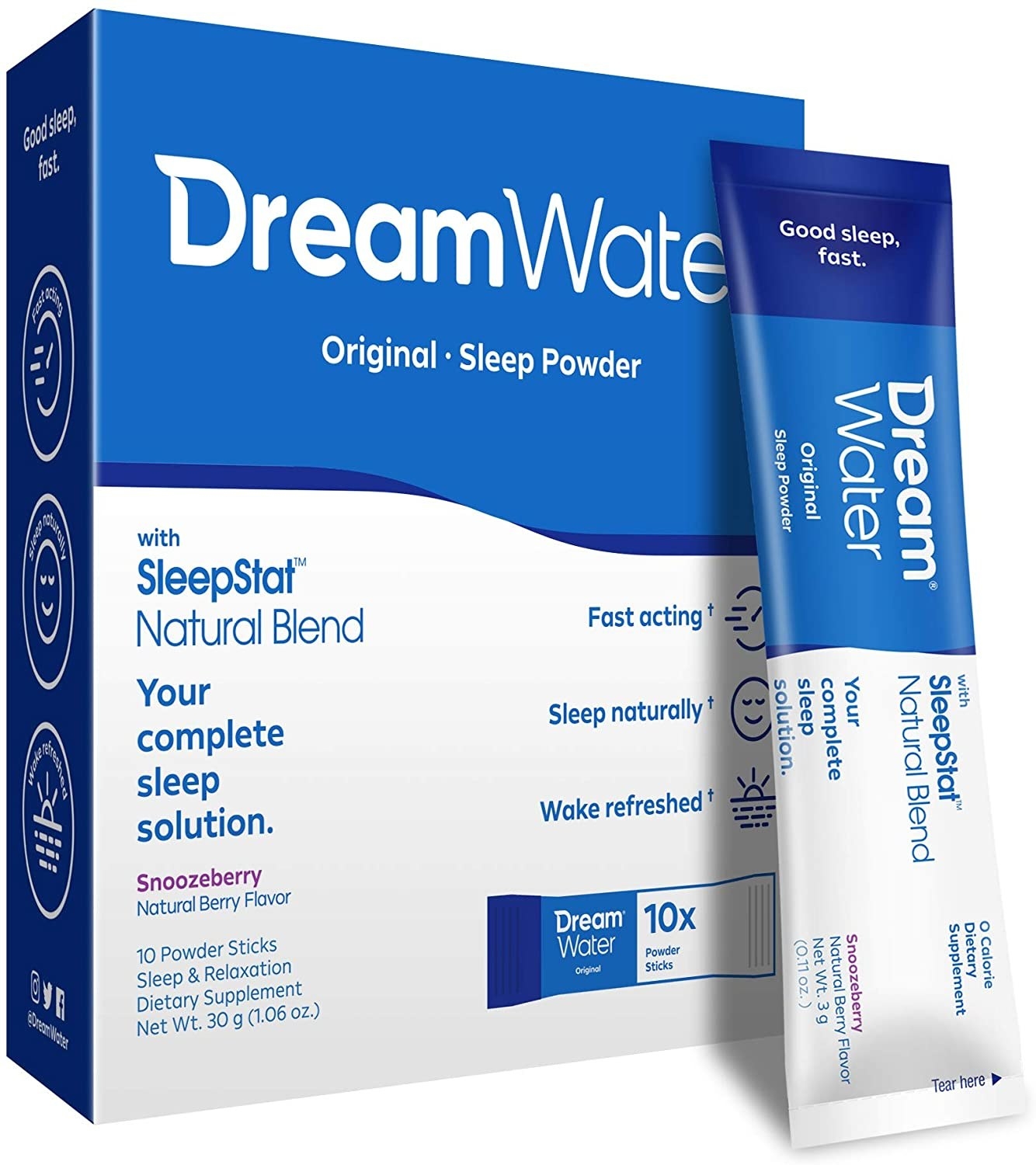 A box of the Dream Water