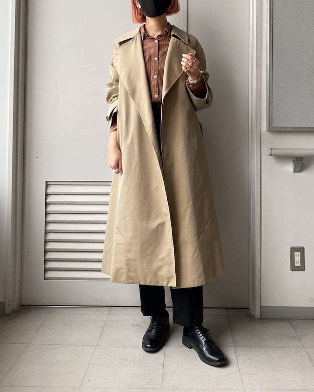 ユニクロU 玉虫色 トレンチコート 2020aw MB紹介（これ大当たり  