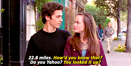 &quot;22.8 miles&quot; &quot;How&#x27;d you know that?&quot; &quot;Do you Yahoo?&quot;