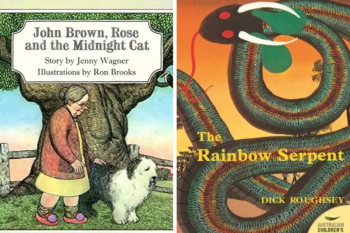 Side by side image of two books; the first is