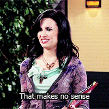 Demi Lovato saying, &quot;that makes no sense&quot;