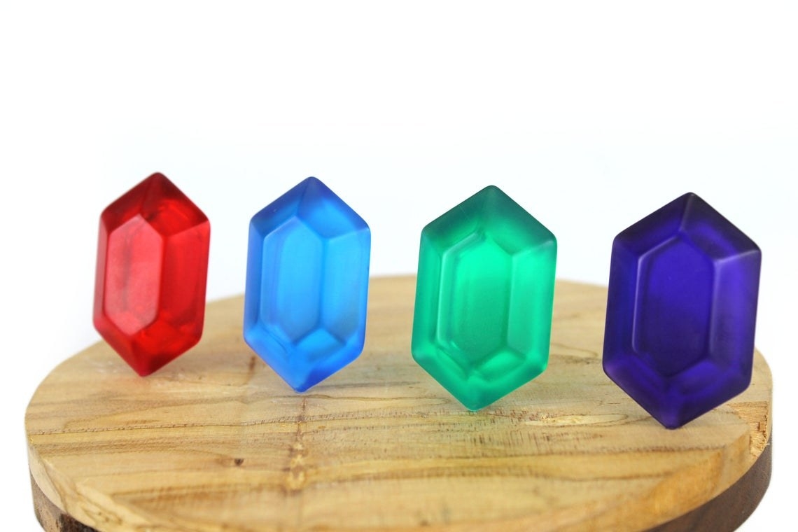 plastic gems