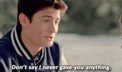Nathan on &quot;One Tree Hill&quot; gives Haley a bracelet, &quot;Don&#x27;t say I never gave you anything&quot;