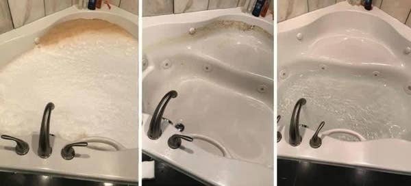 Cleaning S To Make Your Bathroom, How To Clean Rust And Hard Water Stains From Bathtub