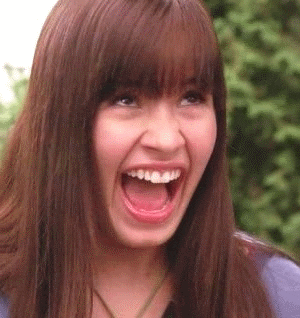 Demi Lovato screaming