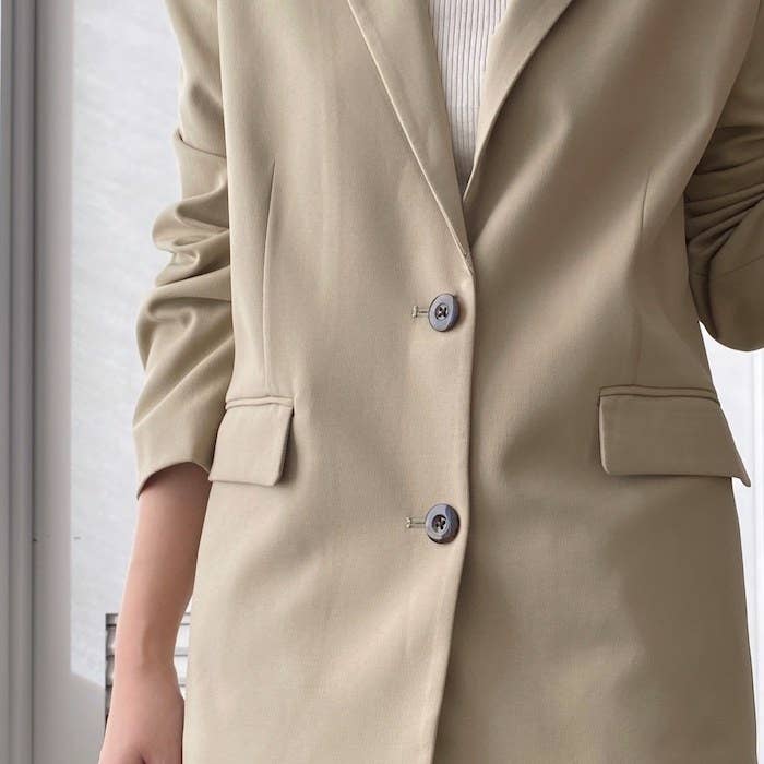 お洒落な春アウターみつけた Guの 3990円ジャケット オーバーサイズでこなれ感が出ます