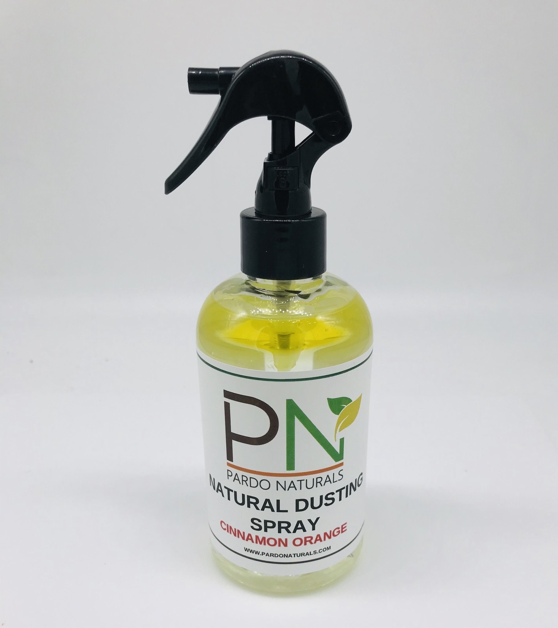 bottle of natural dusting spray