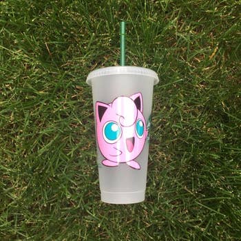another tumbler with jiggly puff on it