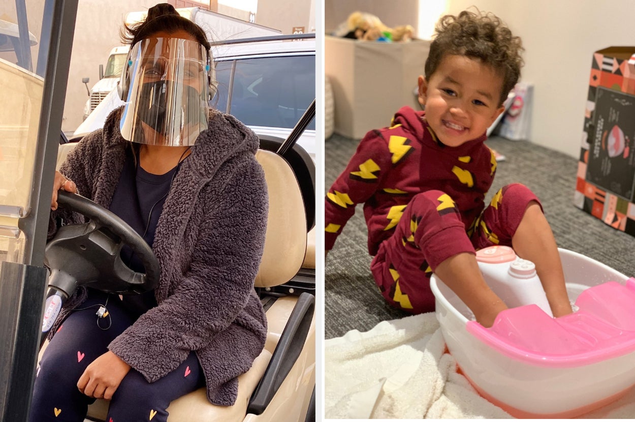 Mindy Kaling side by side with Miles