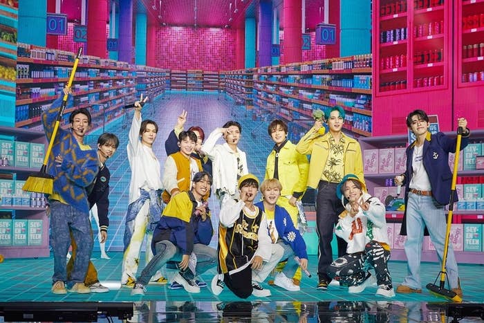Seventeen performs at their online concert