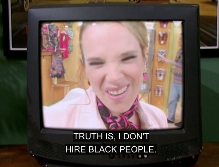 A job recruiter saying she doesn&#x27;t hire black people