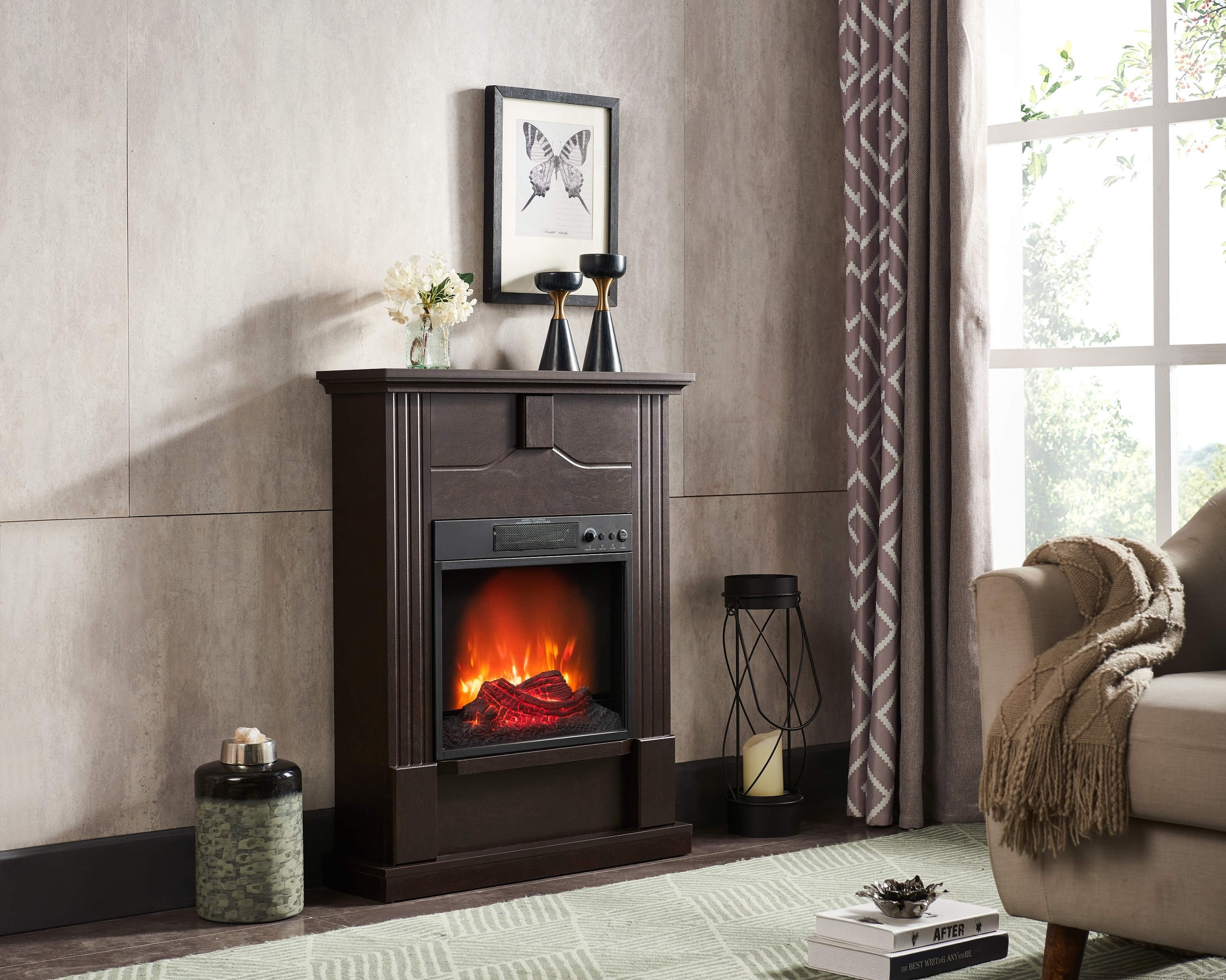 The electric fireplace heater