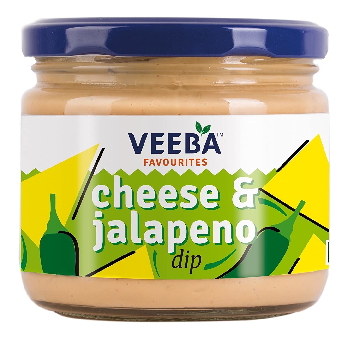 Packaging of the cheese and jalapeno dip jar 