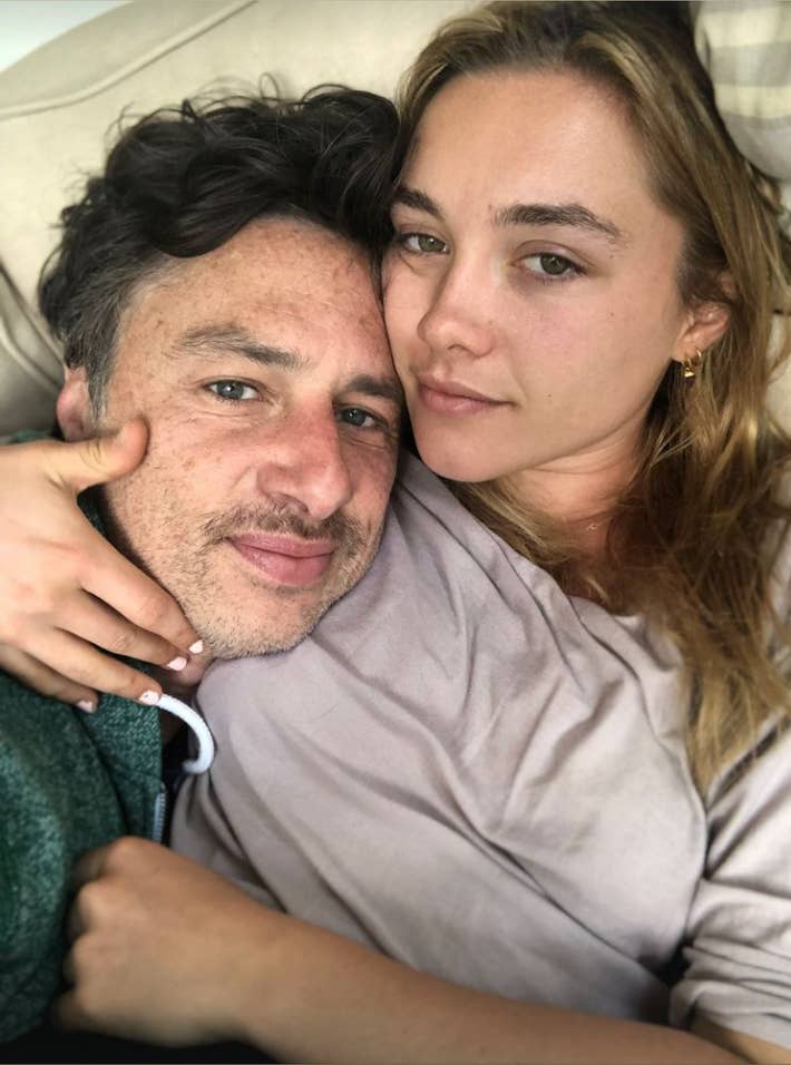 Zach Braff Posts For Florence Pugh S Birthday