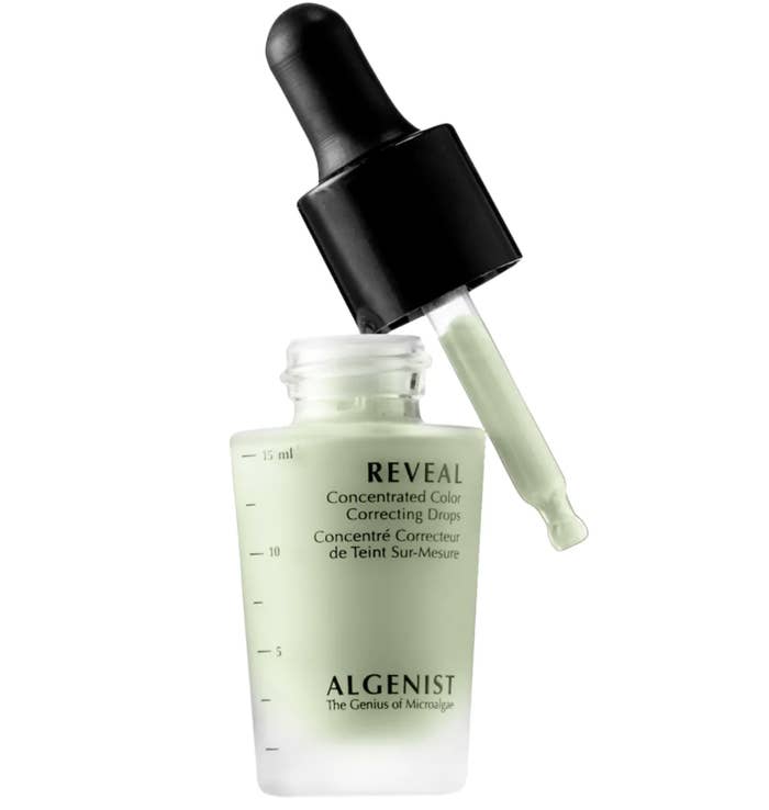 Algenic color corrector in green