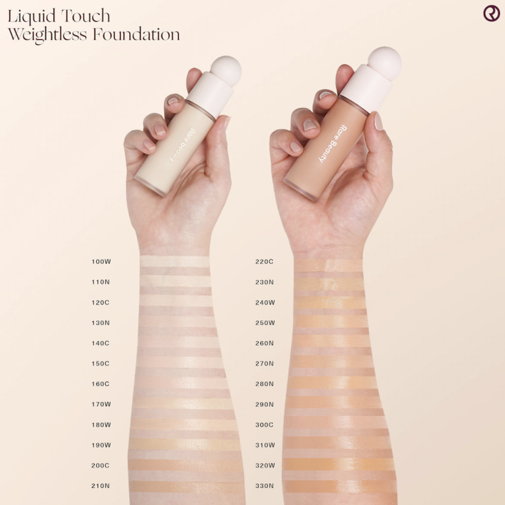 Shades of liquid touch weightless foundation