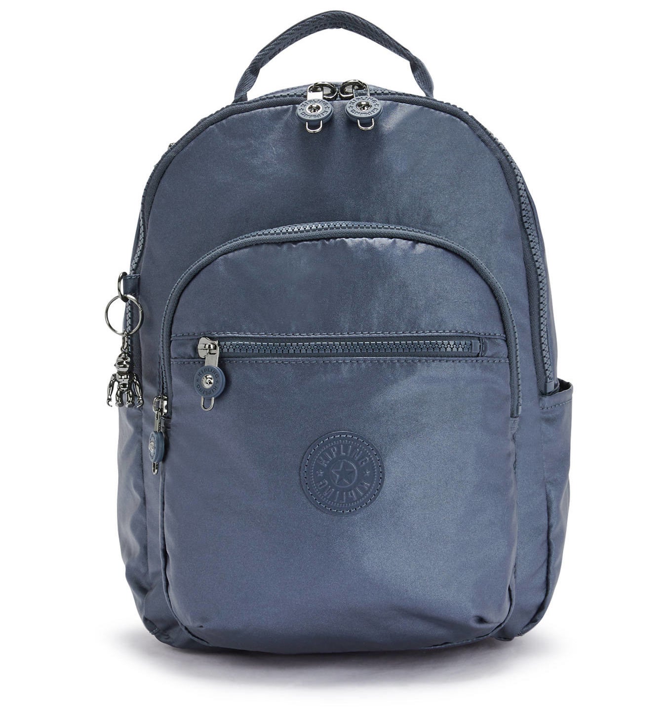 the blue backpack 