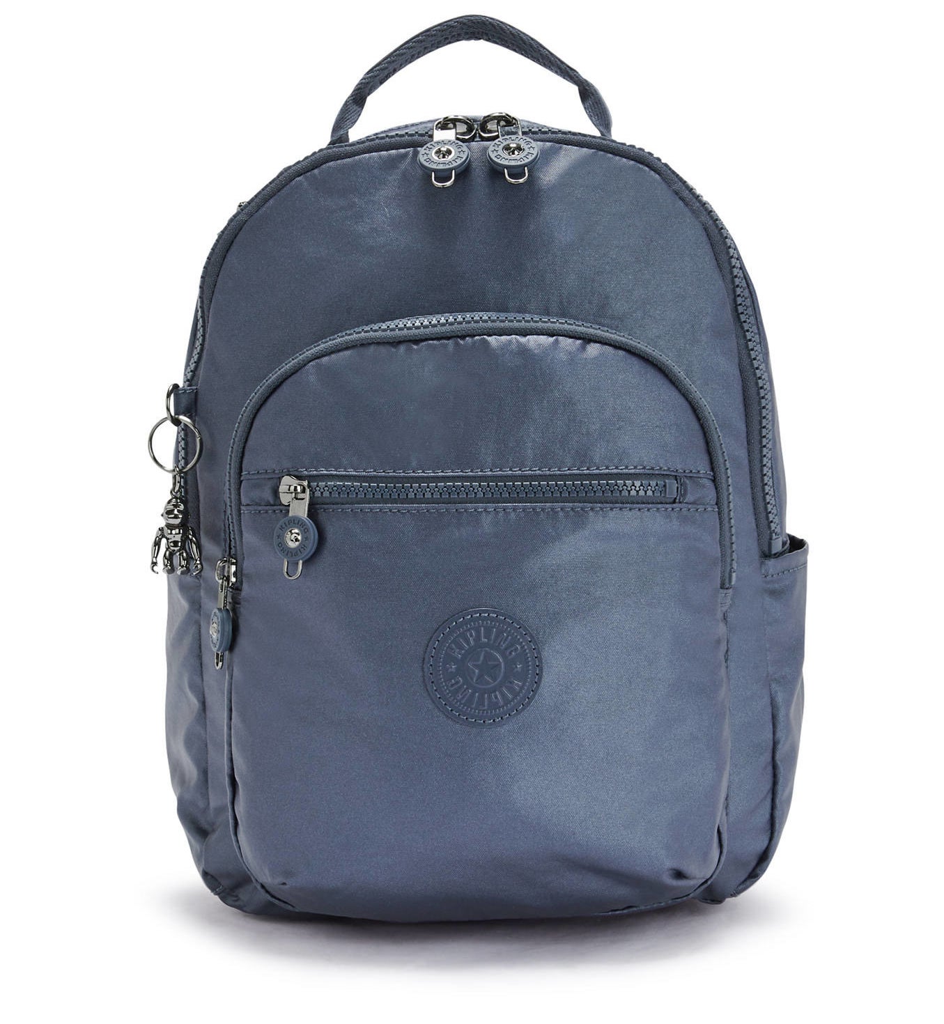 the blue backpack