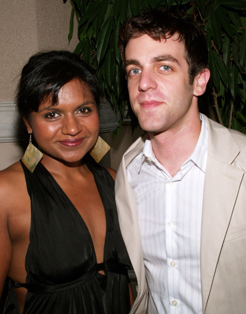 Mindy Kaling and B.J. Novak at the TCA Awards in 2006