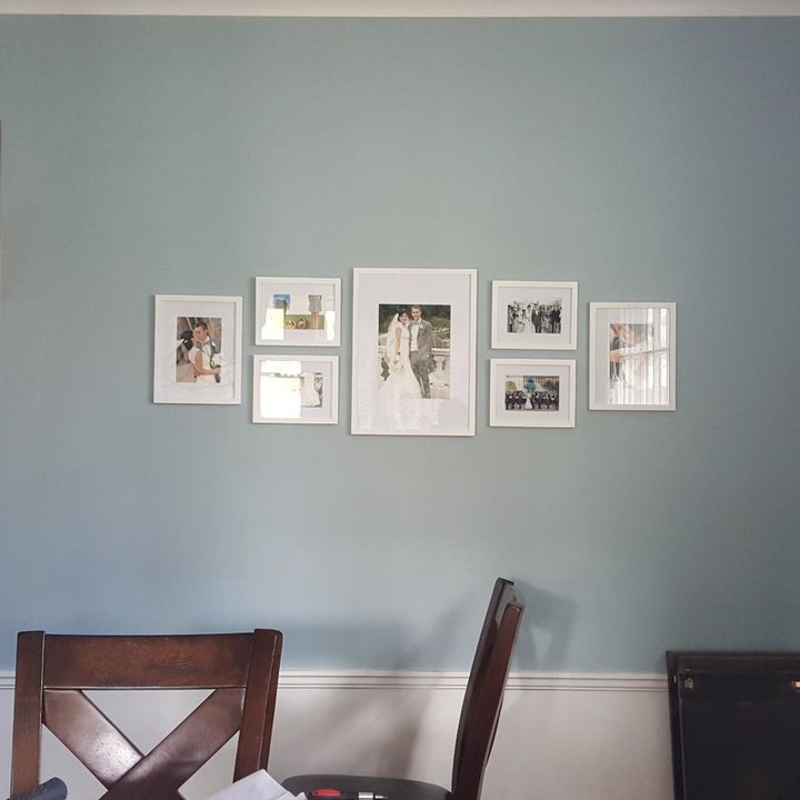 the frames now on the wall, looking very neat