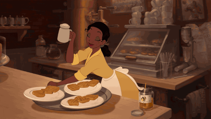 tiana disney cooking