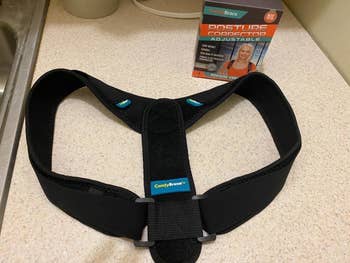 Reviewer posture corrector on table