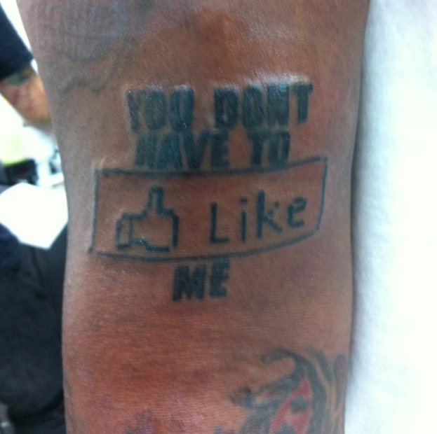 you don&#x27;t have to like me t-pain tattoo