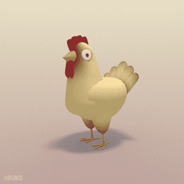Animated chicken