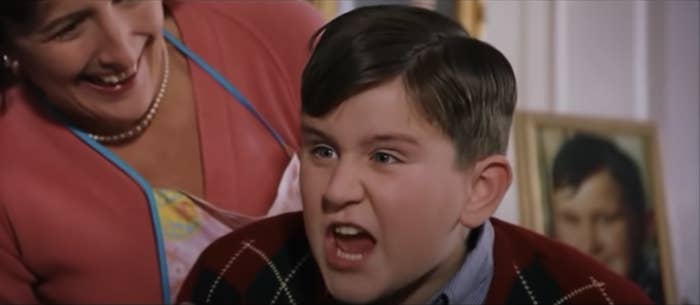 Dudley yelling at his parents