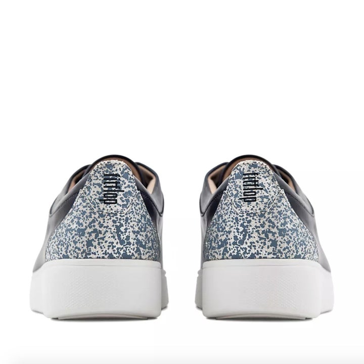 the back of the sneaker in Maritime Blue