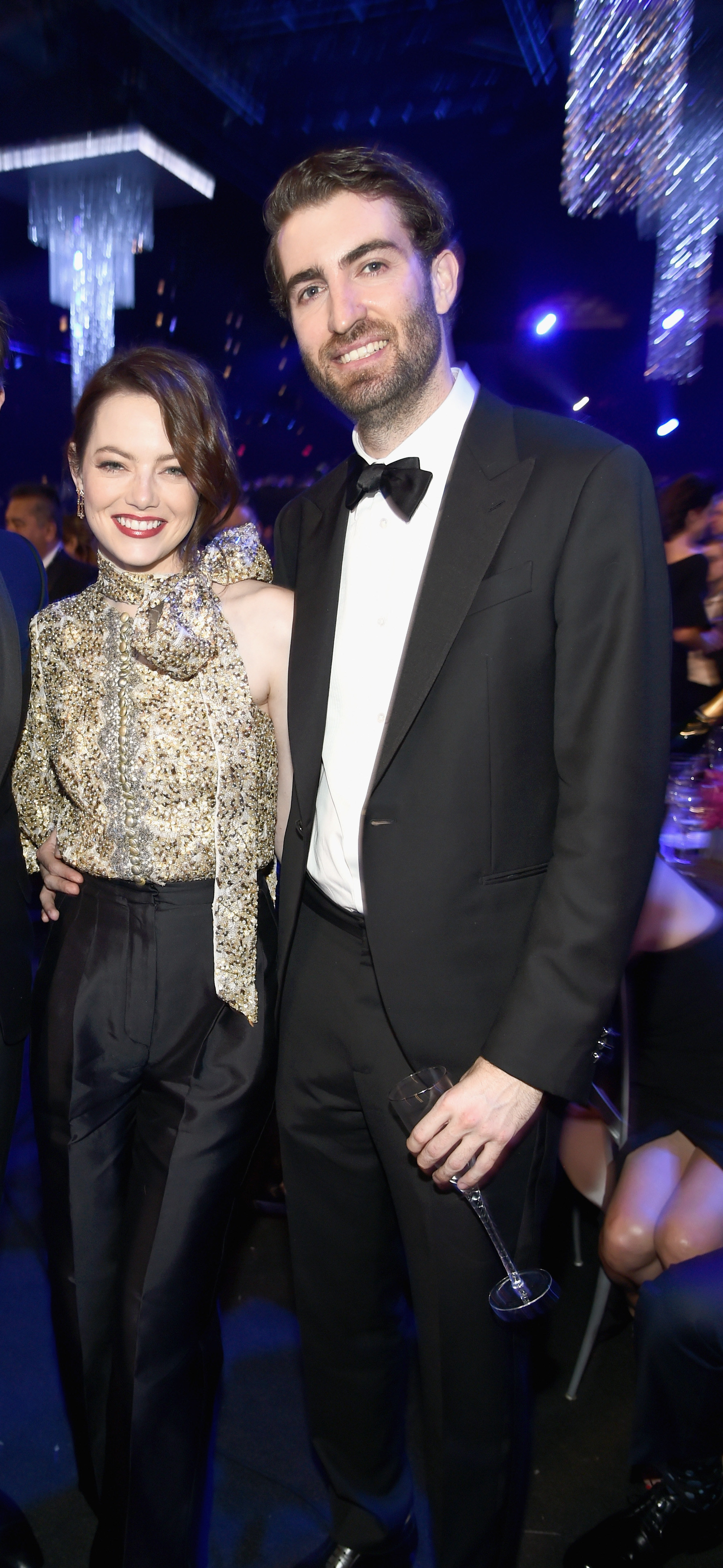 Emma Stone and Dave McCary