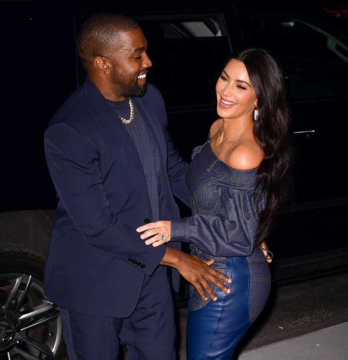  Kanye West and Kim Kardashian West arrive to the WSJ Magazine 2019 Innovator Awards at MOMA on November 6, 2019 in New York City