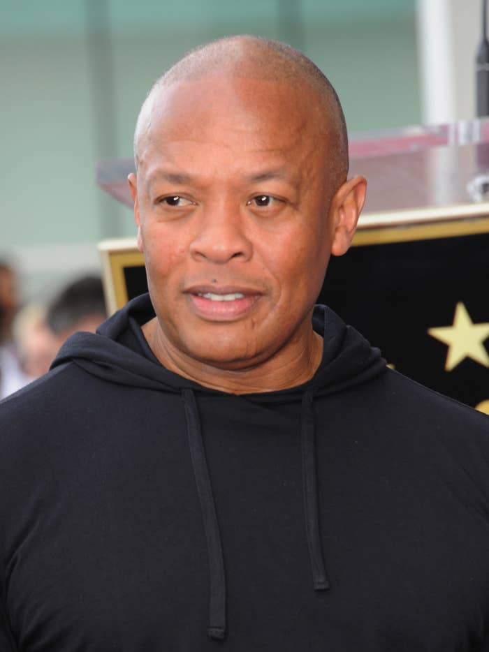 Dr. Dre attends Curtis &quot;50 Cent&quot; Jackson&#x27;s Star Ceremony on The Hollywood Walk Of Fame on January 30, 2020 in Hollywood, California