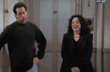 A gif of Julia Louis-Dreyfus pumping her fist and saying oh yeah