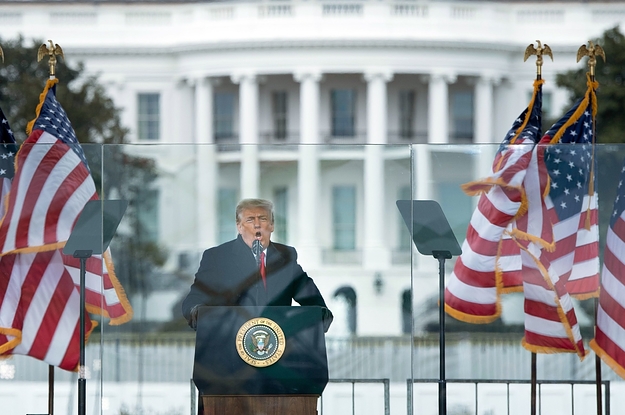 Trump Held A Delusional MAGA Rally As Congress Prepared To Confirm He Lost